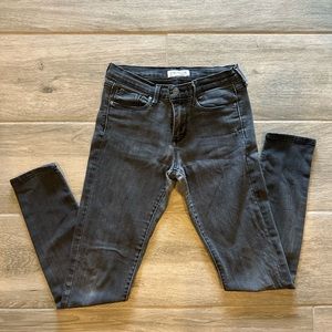 Worn Banana Republic Black Jeans